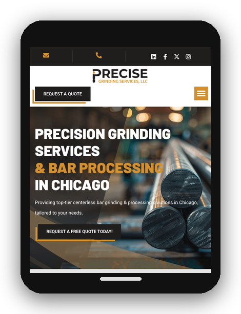 Portfolio grindprecise home