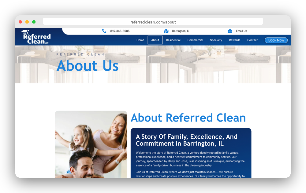 Portfolio referredclean about