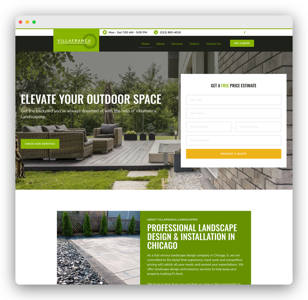 Portfolio villafranca home